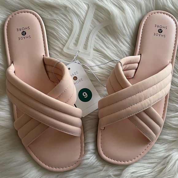 SHADE & SHORE NWT Blush Sandals - Picture 11 of 11